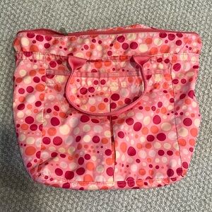 LeSportsac Pink Polka Dot Tote Bag